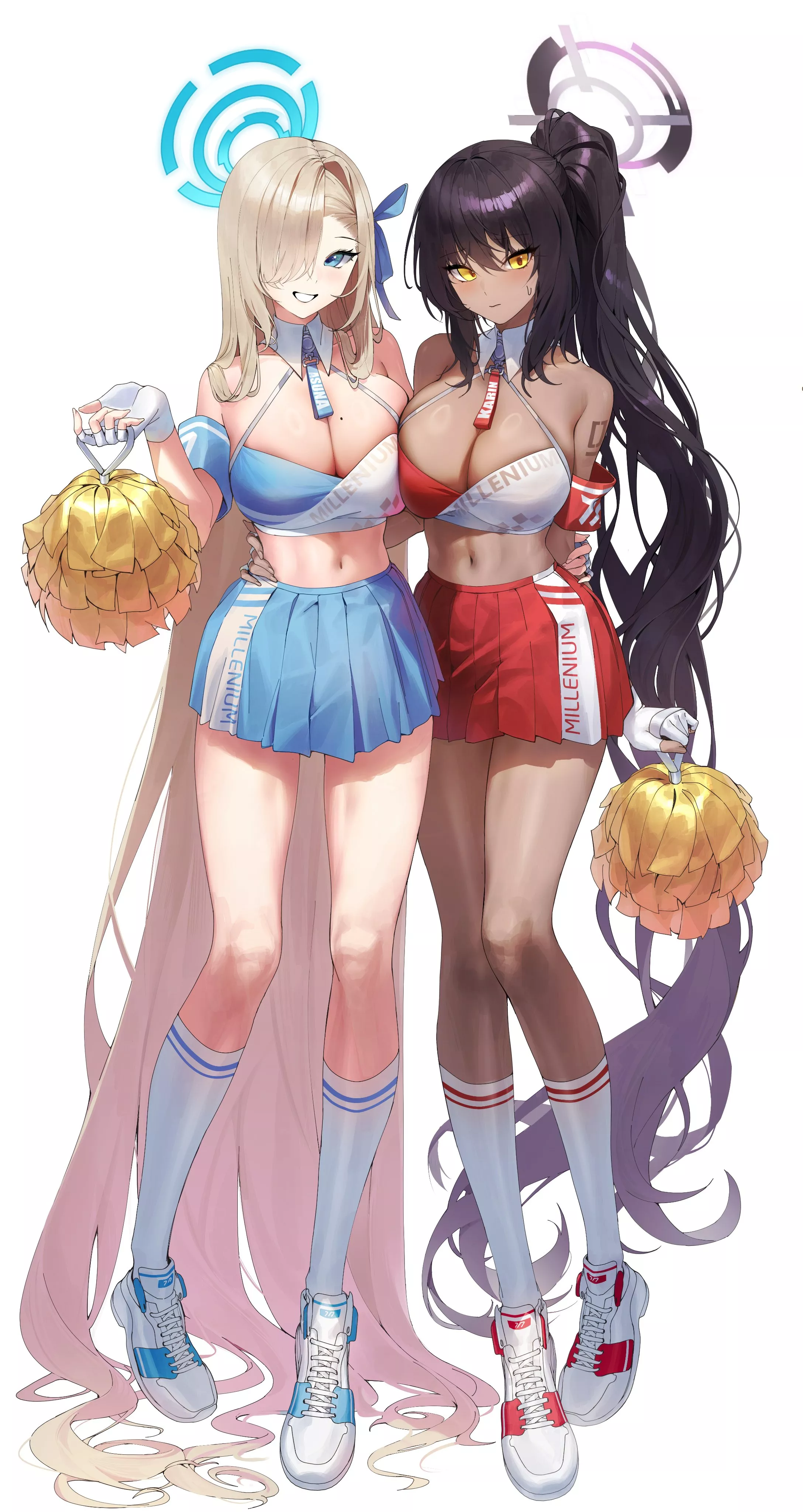 Cheerleaders Asuna & Karin [Blue Archive]