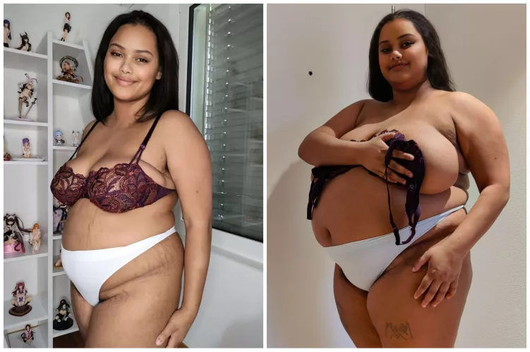 Cute lil belly. Big out of control belly!!!