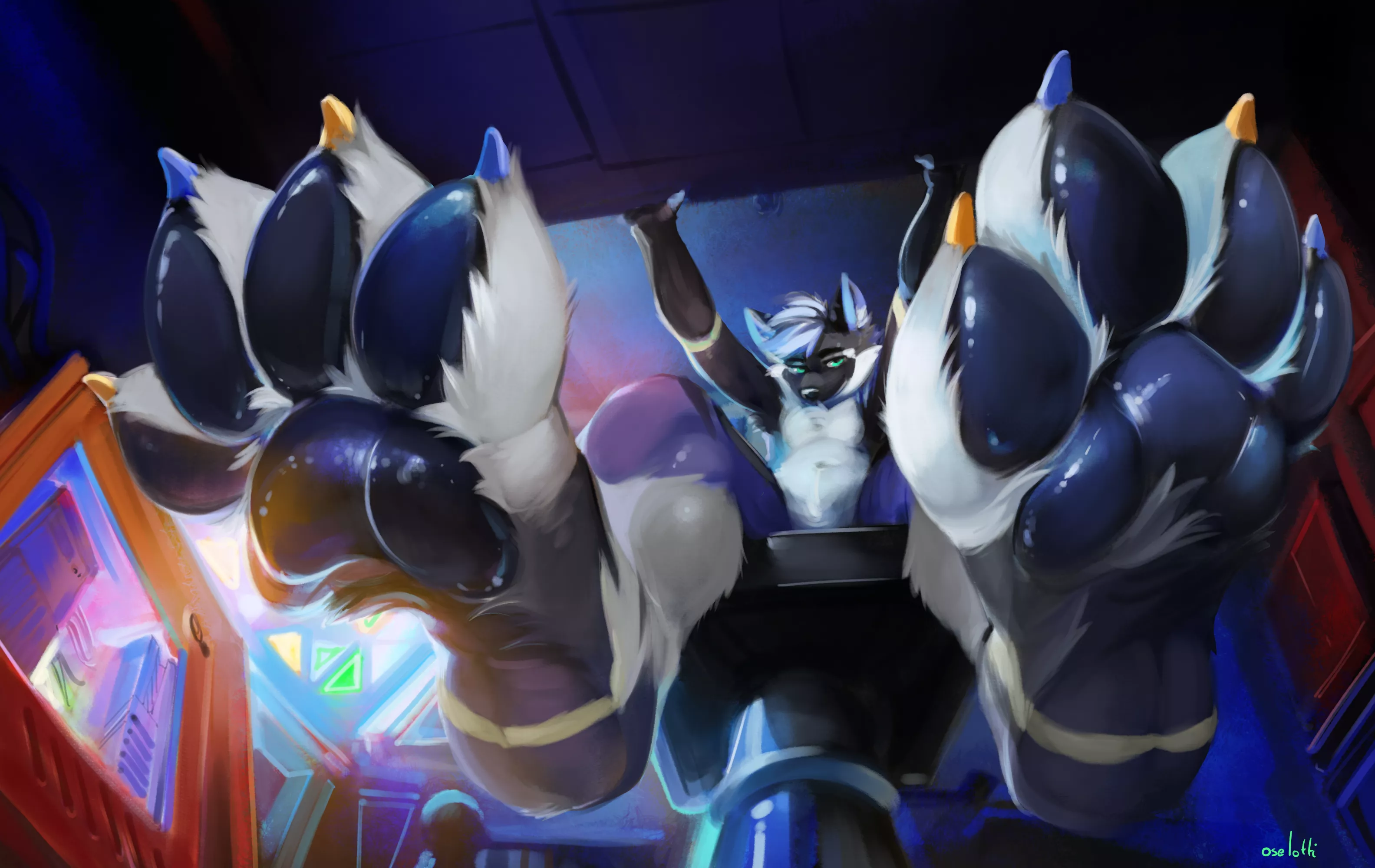 Enjoying the view down there?