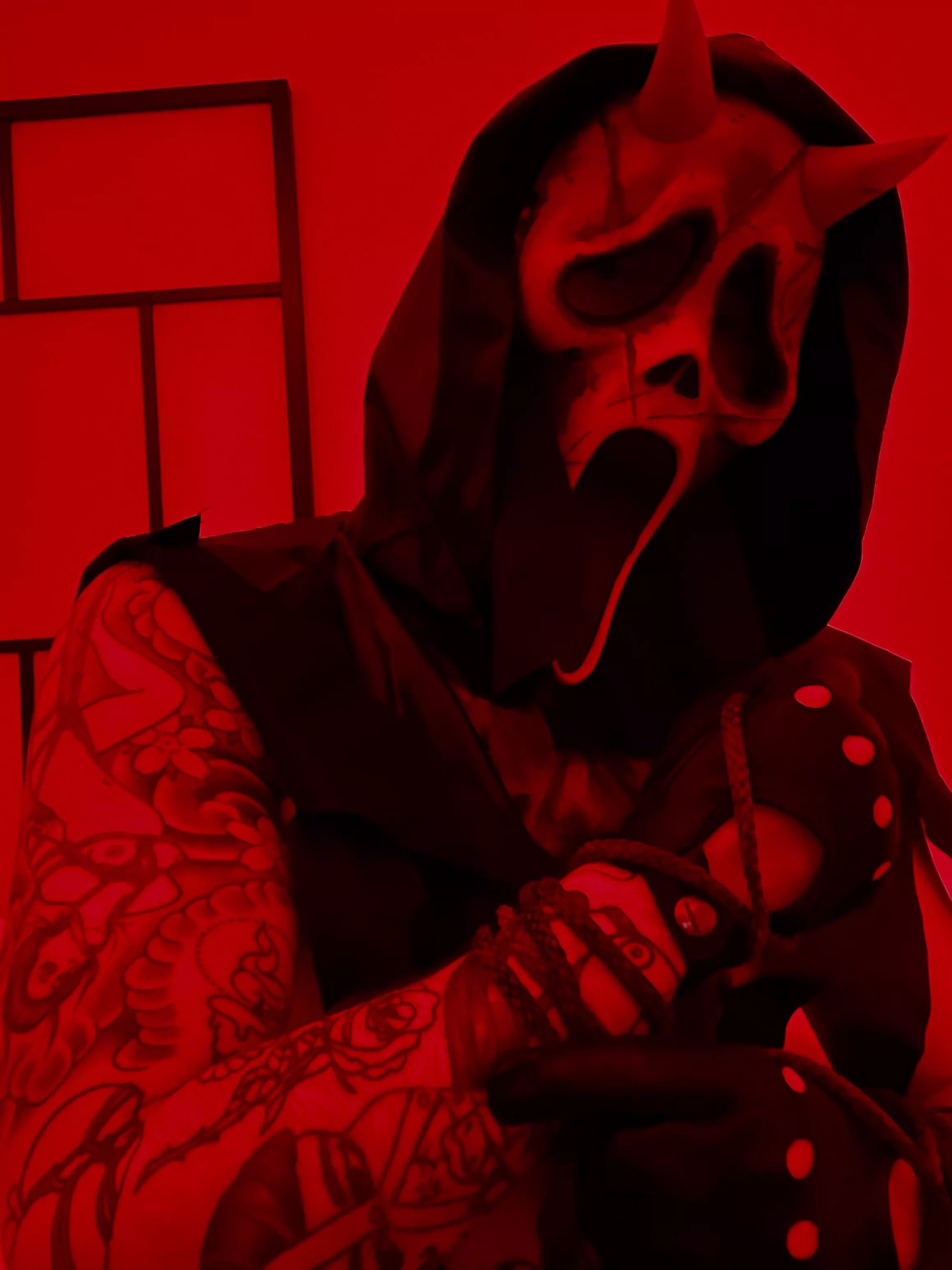 Hot guys with tattoos? What about masked guys with tattoos?
