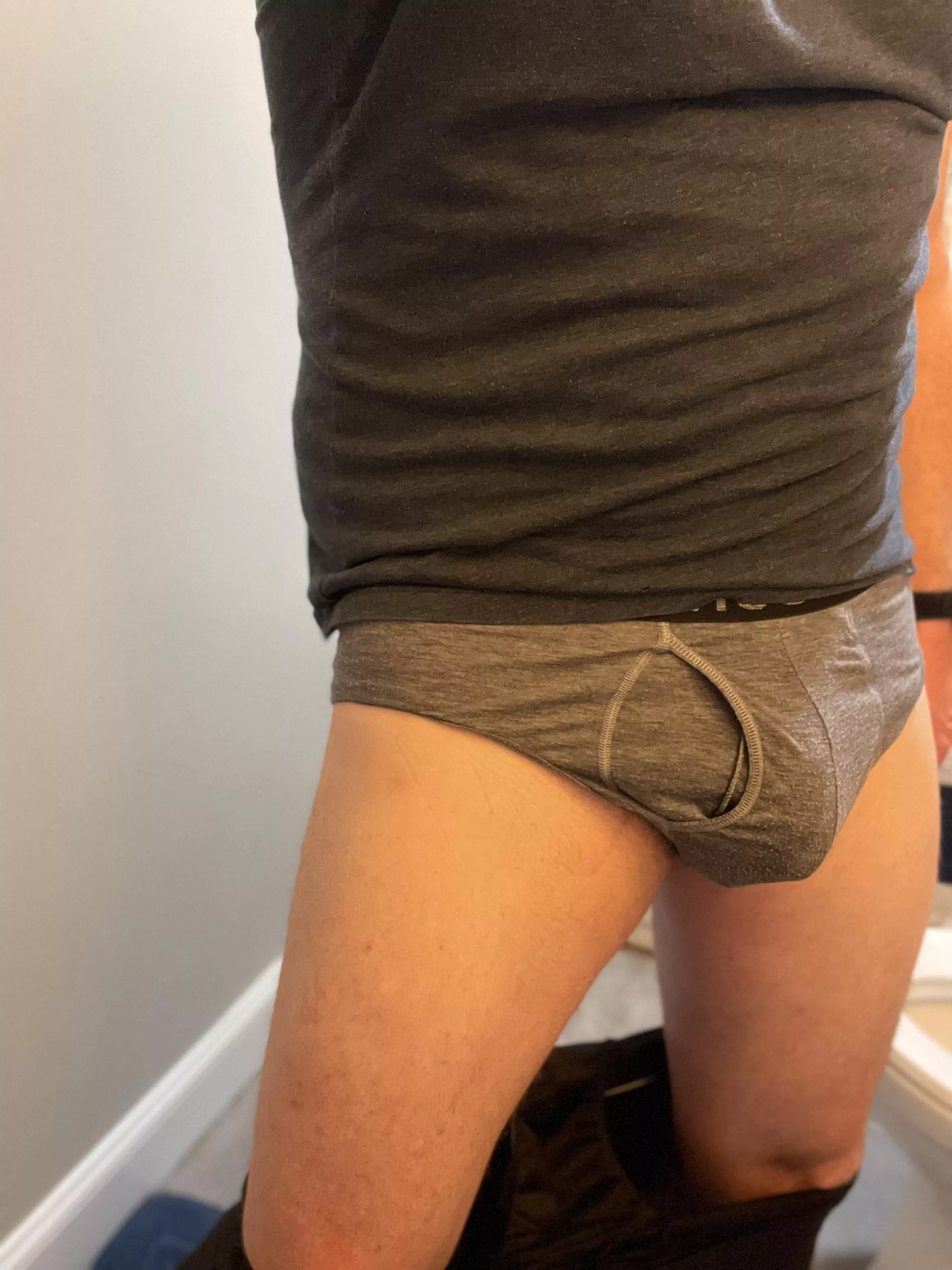 I always have to wear briefs when I do yard work, otherwise, the neighbors might notice something…