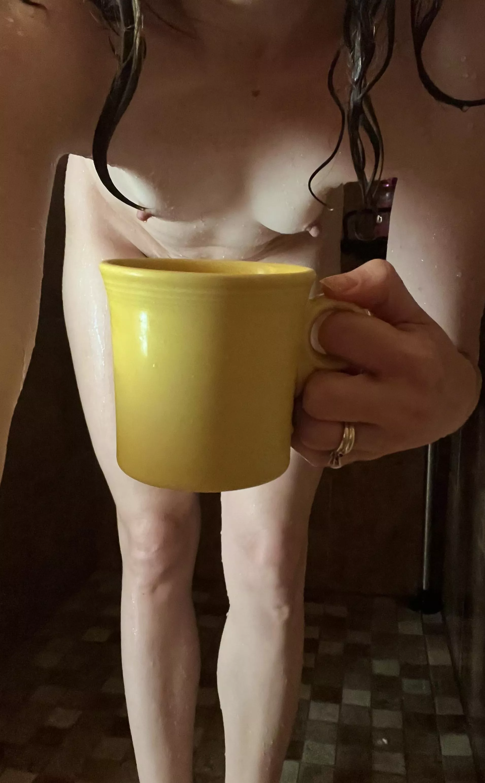 I’ll hold the coffee, if you’ll get my back… 💦