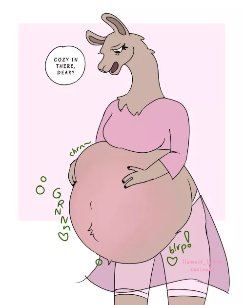 {image} llama pred appreciation (llamutt_lumen) [furry] [female pred] [F/?] [safe] [gentle] [endo]