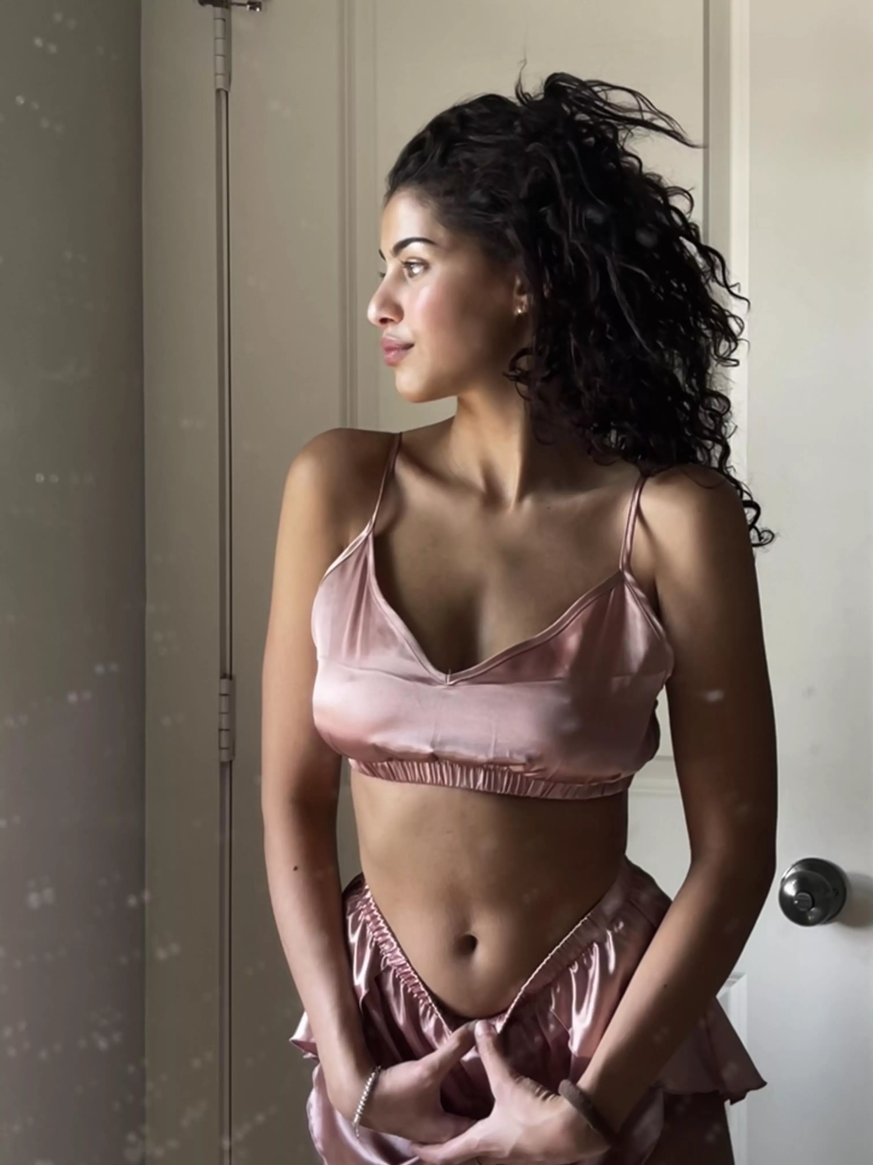 Just some cropped comfy loungewear