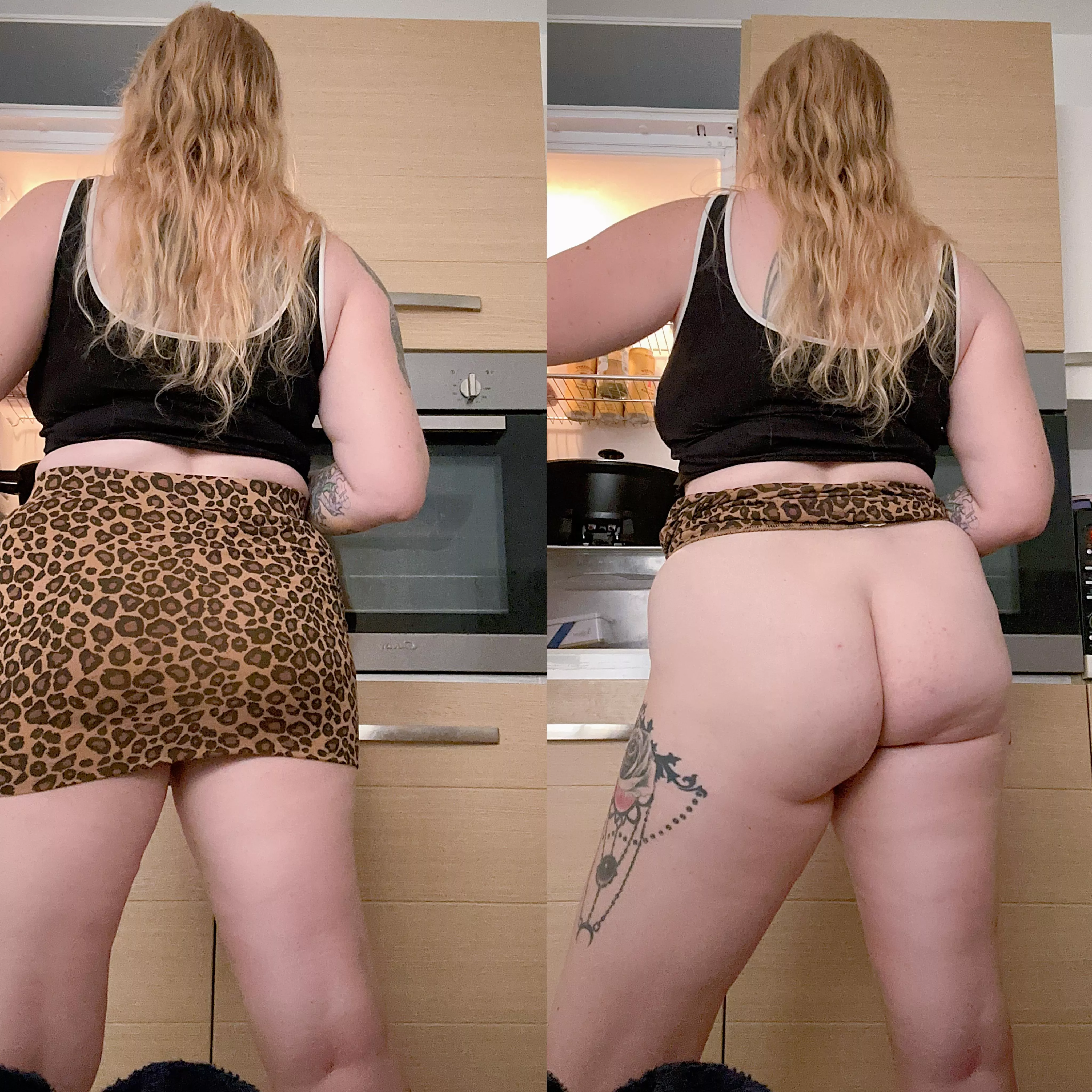 naughty in the kitchen