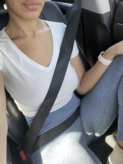 No bra or panties today