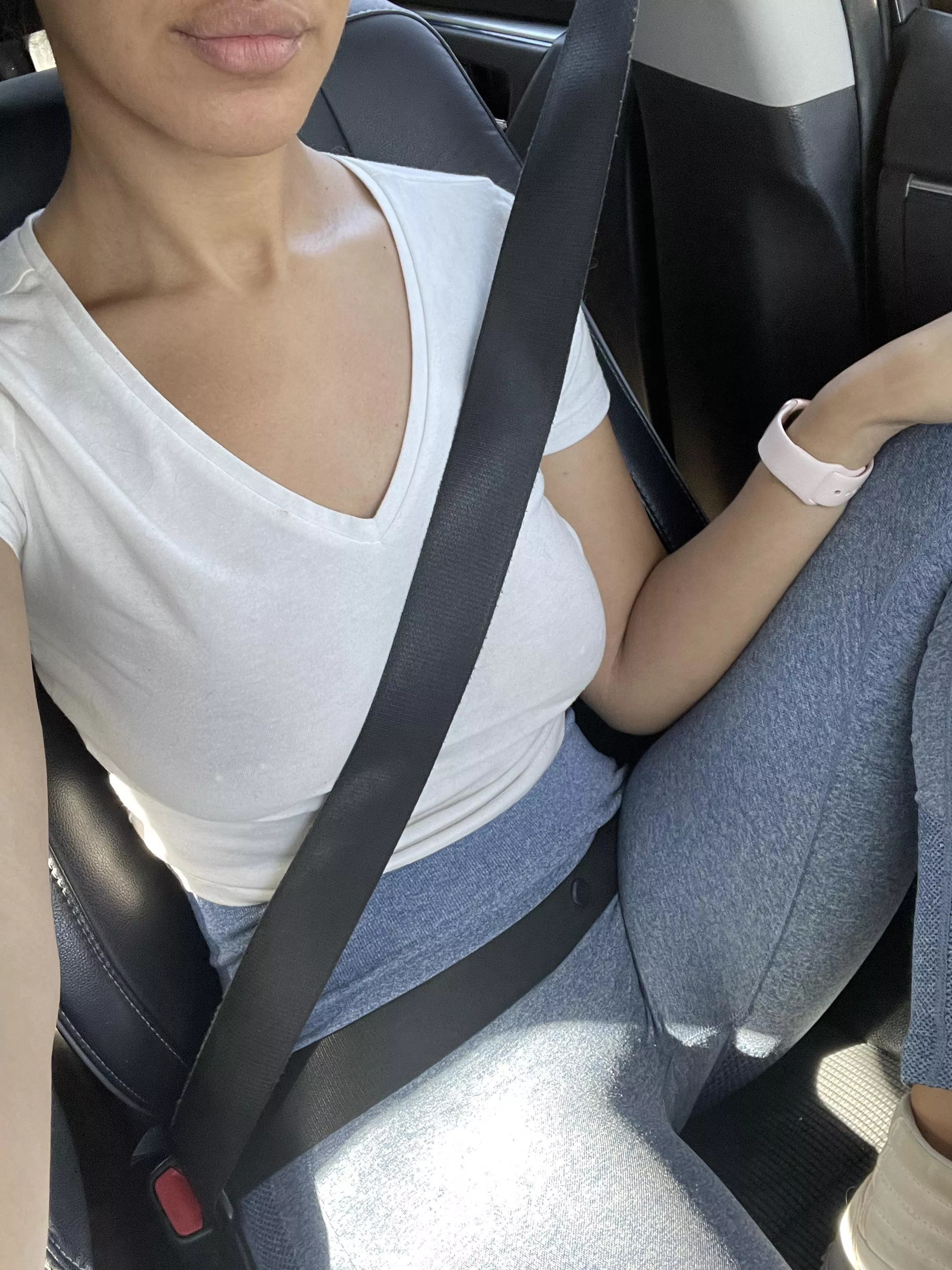 No bra or panties today