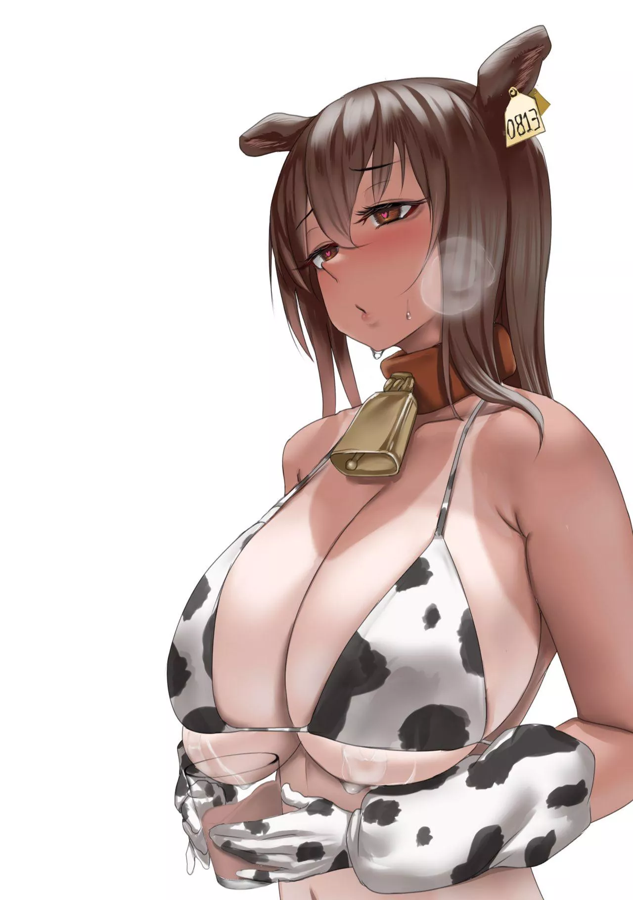 She loves being milked