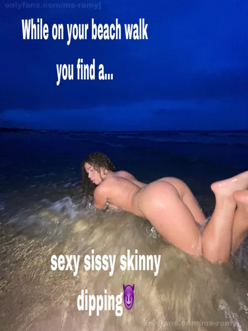 skinny dipping slut
