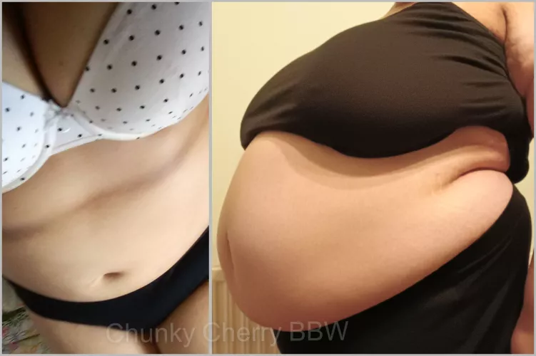 So I grew my belly a little