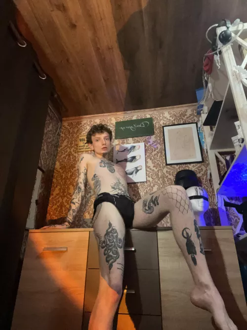 Tried to hide from my flatmates while taking this photo