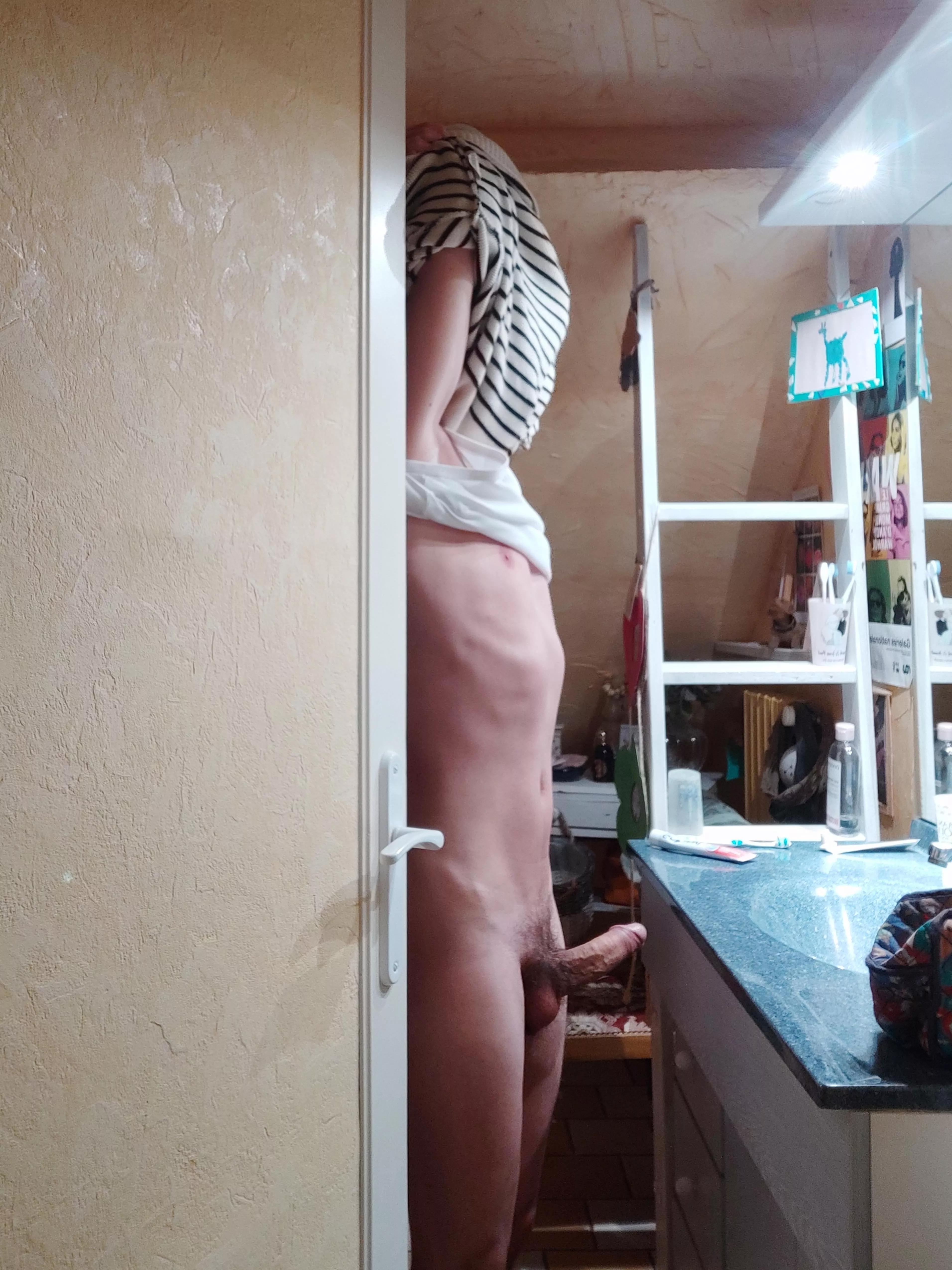 When your roommate spies on you when you're changing