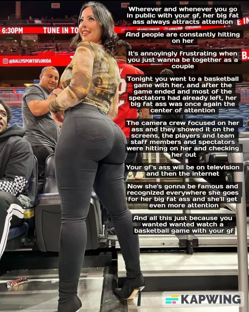 You just wanted to watch the basketball game with your gf