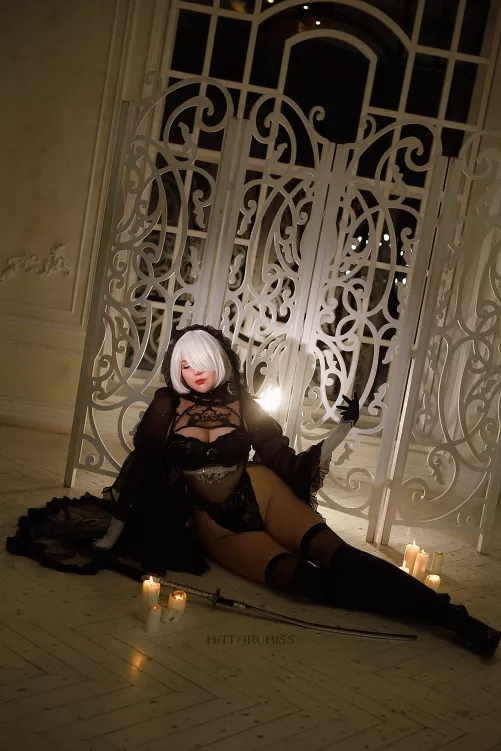 2B Black Bride Cosplay by Hatarubi