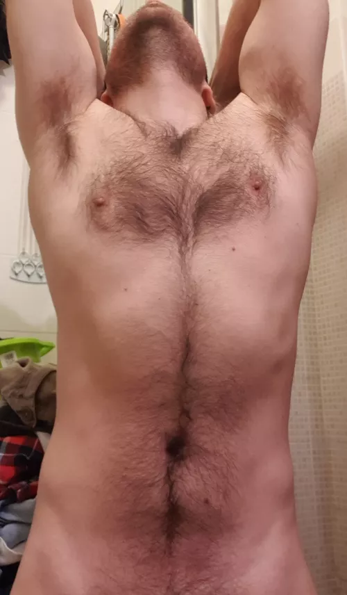 After workout, free the armpits to make them breath