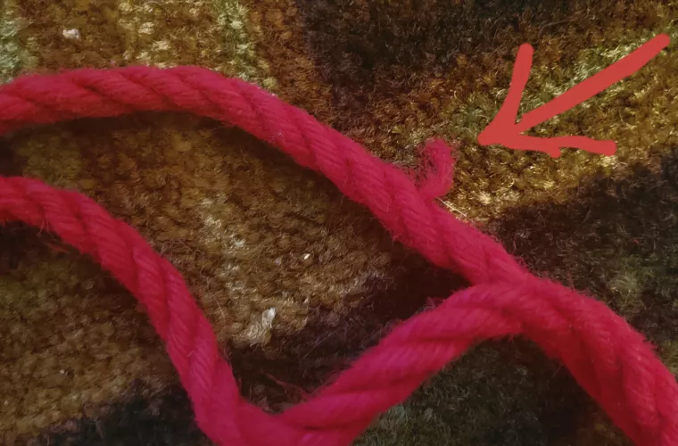 Are very large fuzzies like this normal for brand new jute, or is this a defect? I've tried a couple vendors now, one fairly reputable, and so far all the jute has come with these. Are they just large fuzzies, an ending to an inner yarn, or a break in t