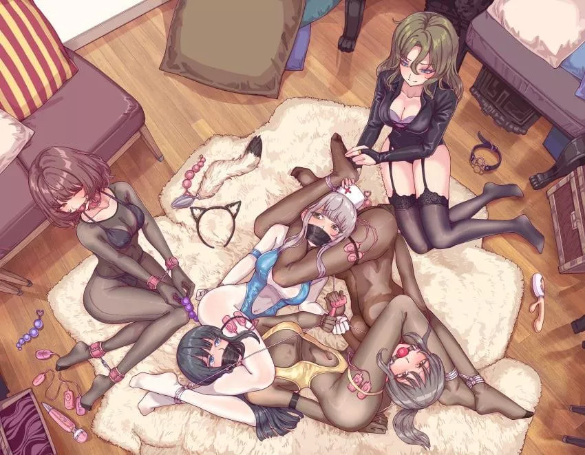 Being bound with my friends while our mistress teases us would be a dream Being bound with my friends while our mistress teases us would be a dream