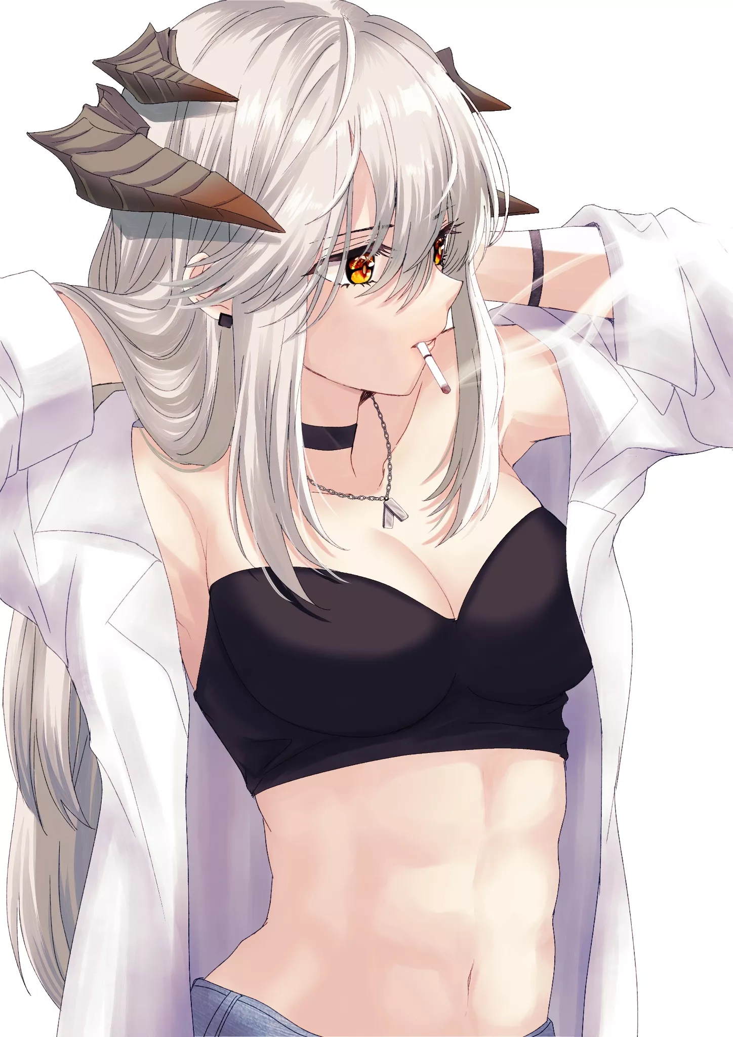 casual Saria (chiwa)[Arknights]