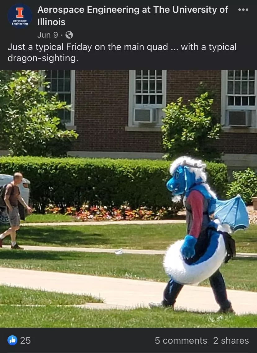Dragon sighting at UIUC!