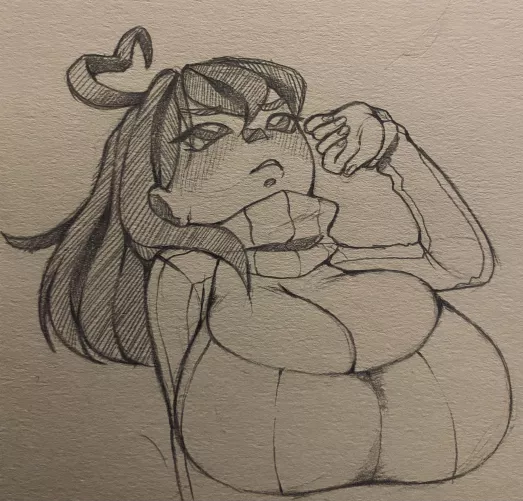 Ermmm idkkk [art by me! Skiddioop!]