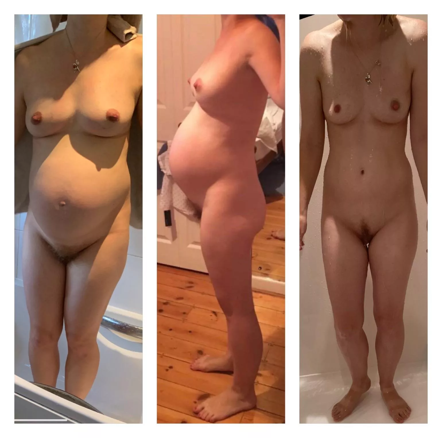 (F) 40, 125lbs, 5’6 - some old pregnancy photos and now.