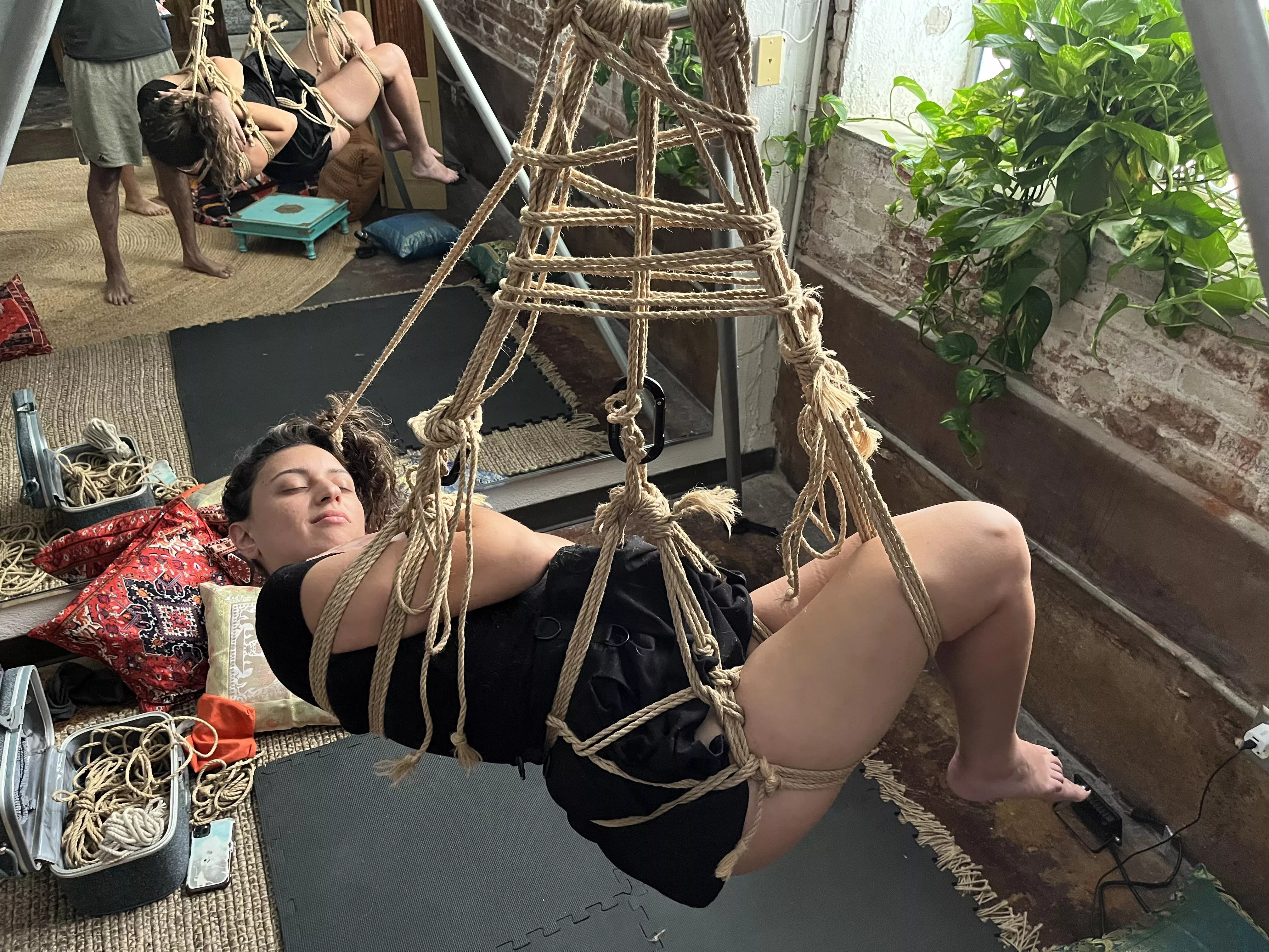 Felt like a cradled baby in this suspension