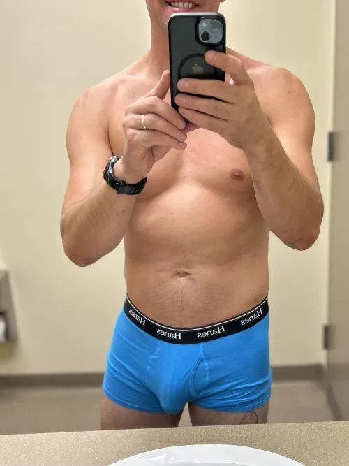 First time wearing some with a pouch, not sure how much I like them.