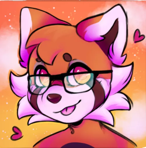 Furry sketchy icon comm
