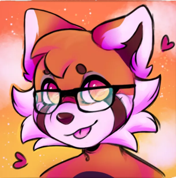 Furry sketchy icon comm