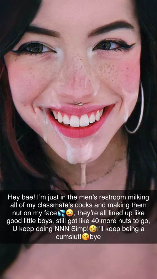 Hannah loves being the school slut 😮‍💨