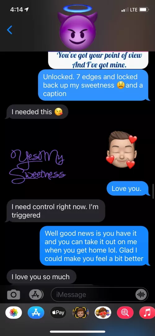 I love making her smile.