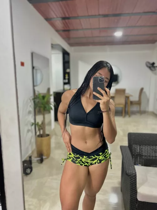 I tried to flex as many muscles as possible