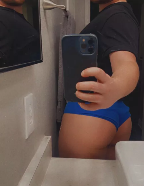 Its swallowing my undies whole