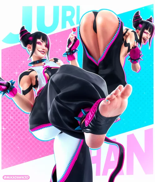 Juri-Han (Street Fighter 6) [Artist: MikaDawn]