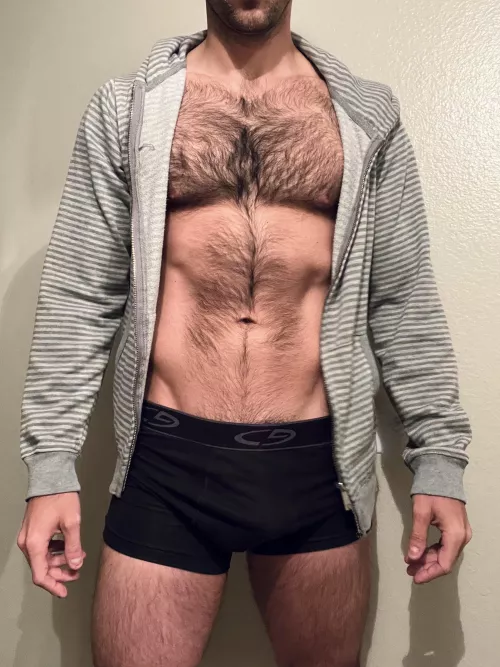 Man in underwear