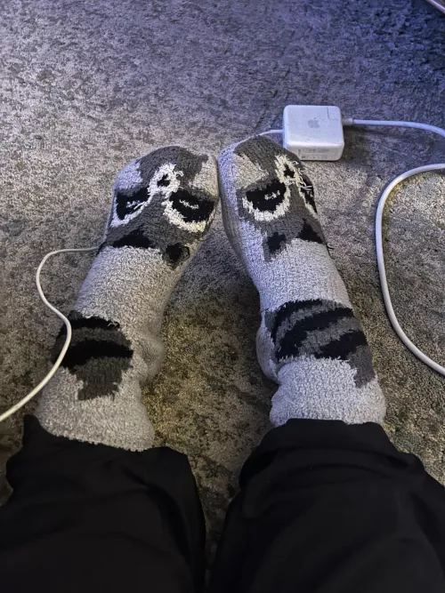 My favorite pair, since it’s getting cold. 🧦❄️🤍 Aren’t they cute?