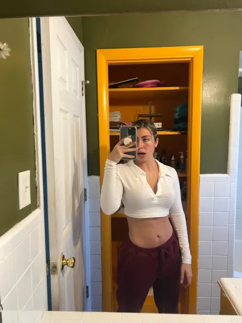 POV, we just got back to my place after a workout