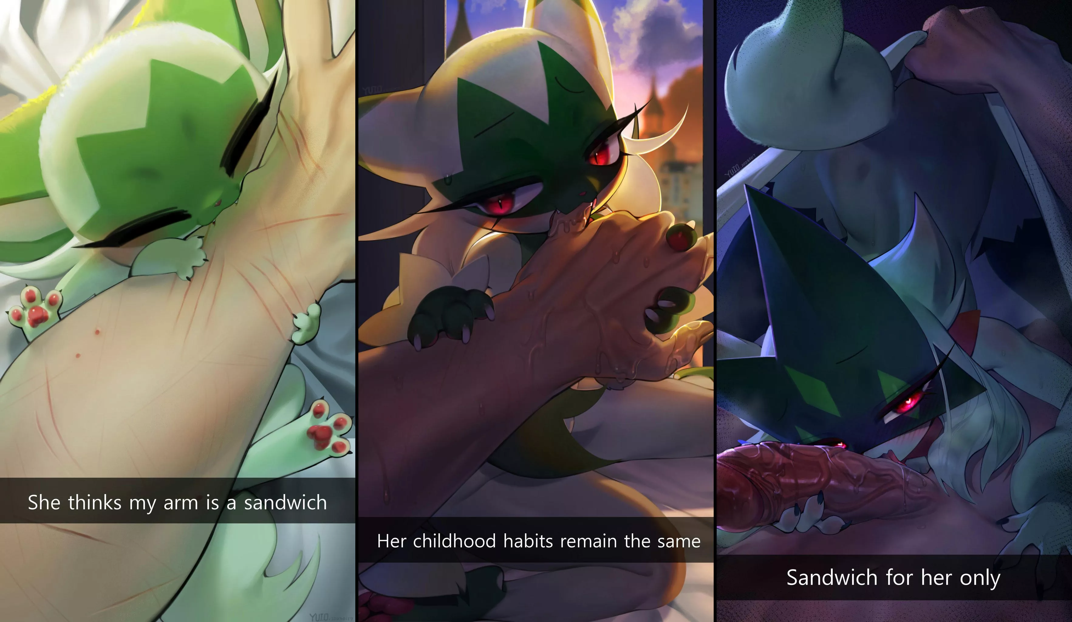 Sandwich for her only (YUOI)