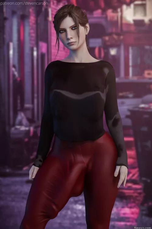 Something big in her pants (StevenCarsn)