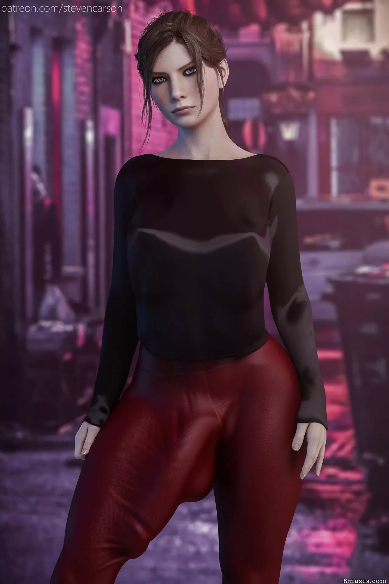 Something big in her pants (StevenCarsn)