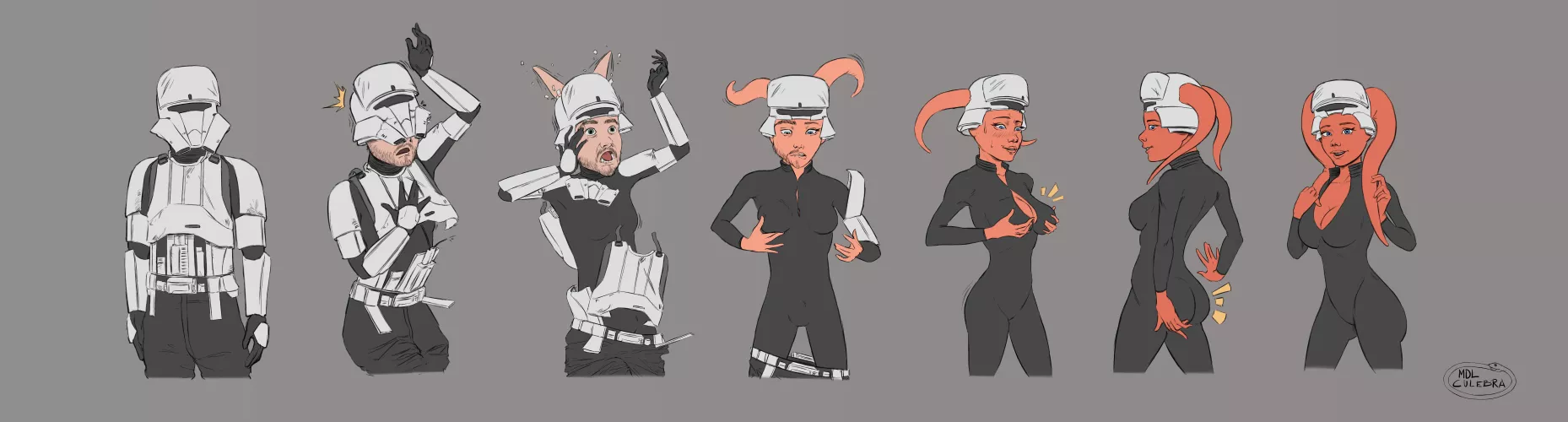 Stormtrooper -> Twi'lek [MTF] — New commission done! :-)