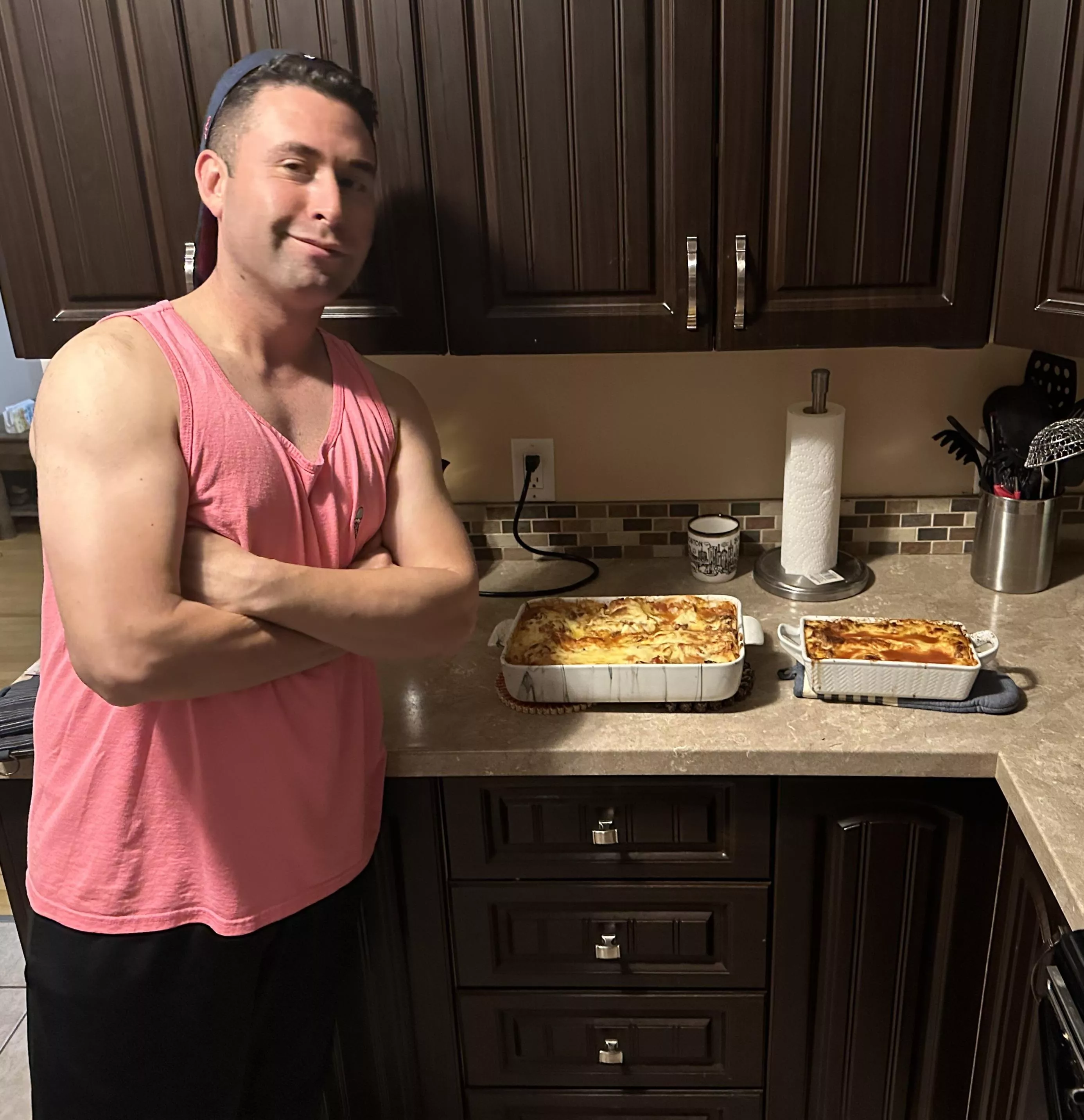 They say the way to a man’s heart is through his stomach? Check out my homemade lasagna! They say the way to a man’s heart is through his stomach? Check out my homemade lasagna!
