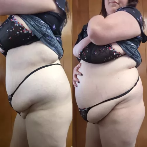 This before and after eating my lunch is wild to me 😳