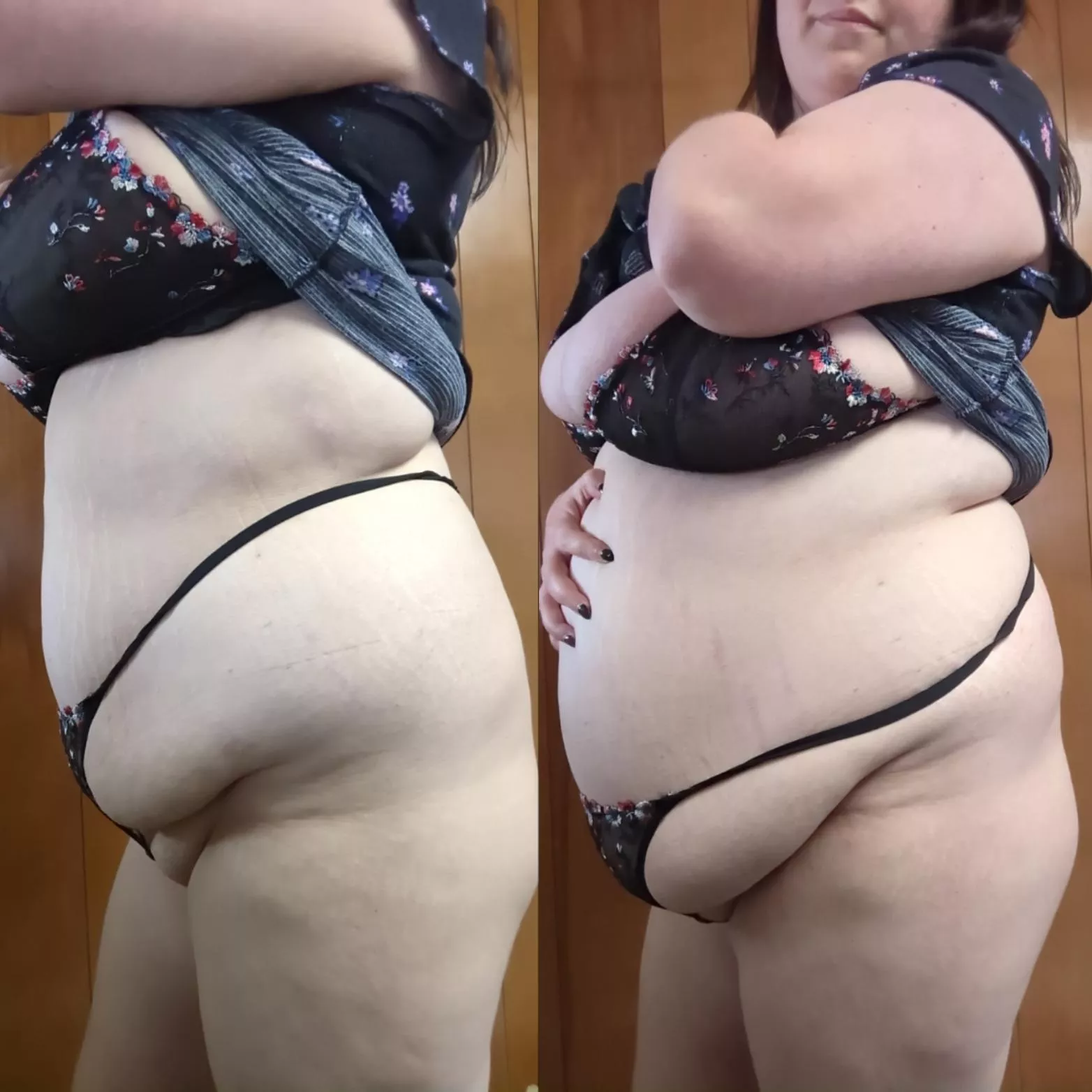 This before and after eating my lunch is wild to me 😳