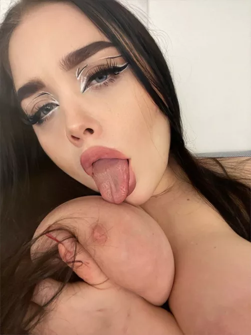 Wanna lick my big ghost nipples?