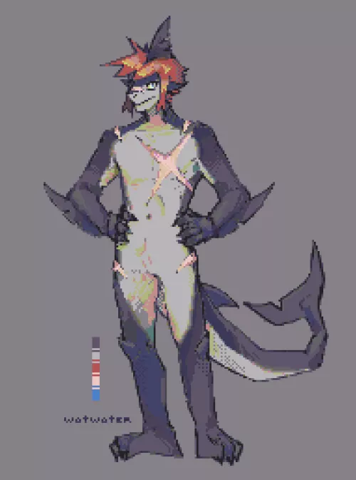 yo check out my fursona even tho they has no fur