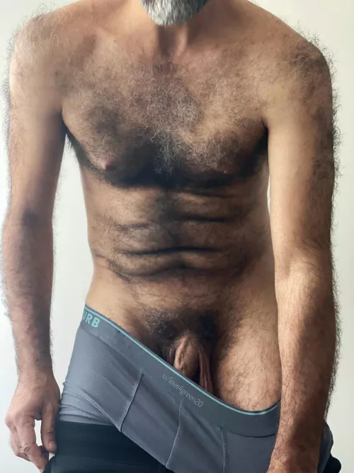 Because i’m 41, i hurt my back pretty bad in the training, and can’t uhm… bend. Would you help a dilf out take his pants off?