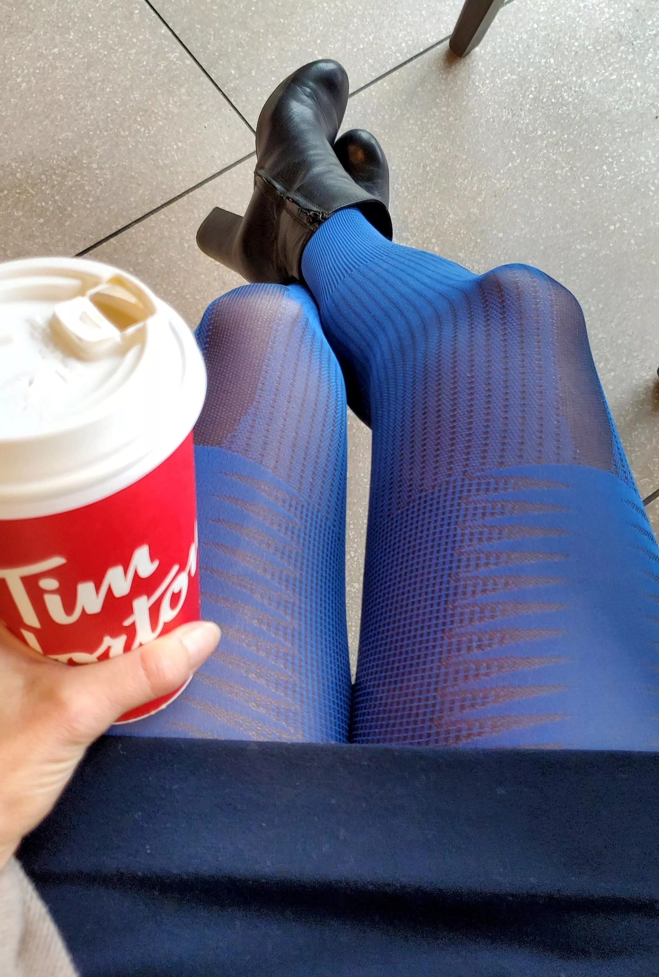 Coffee time.. do you want add some cream?