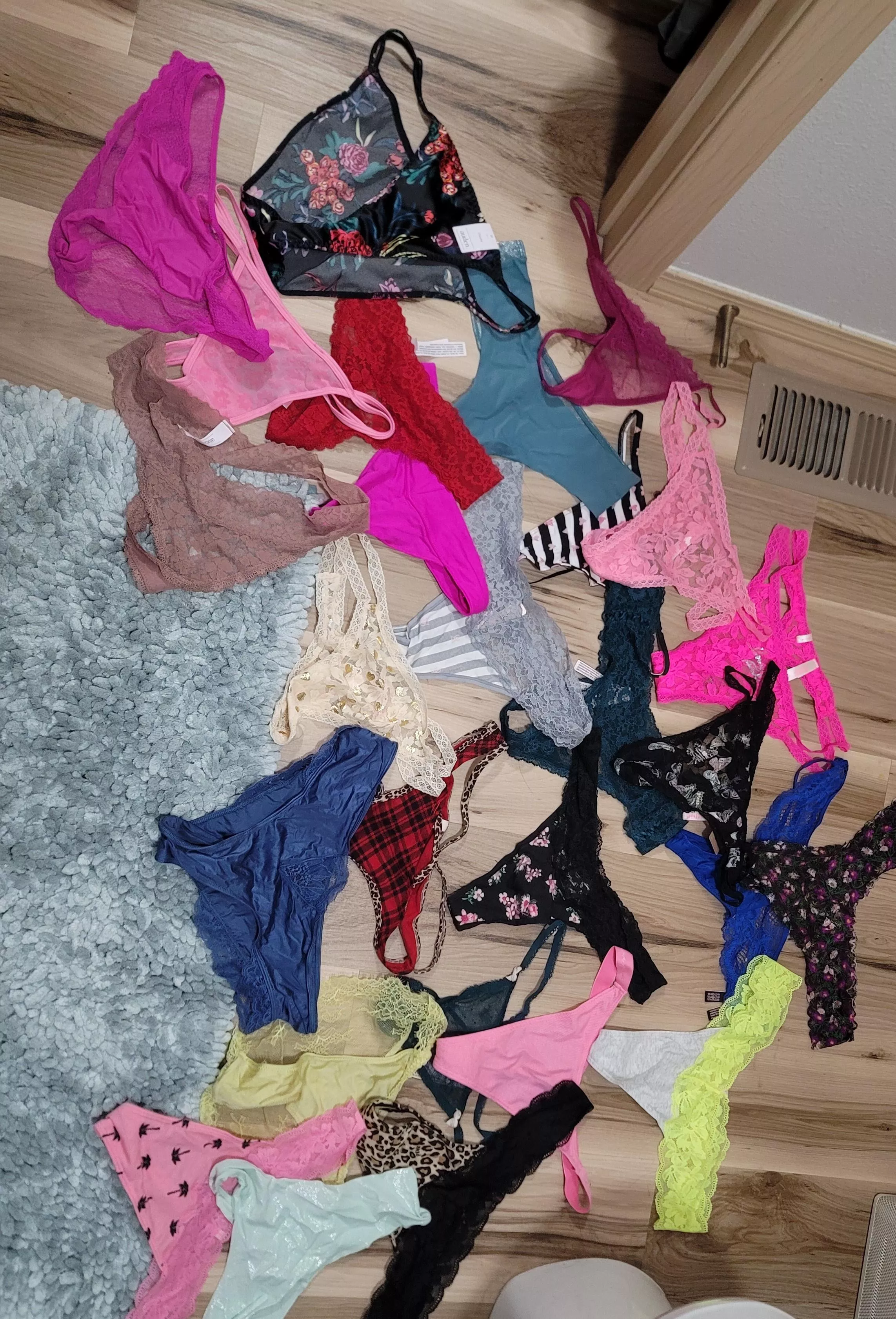 Could not believe I own this many pair of panties and more