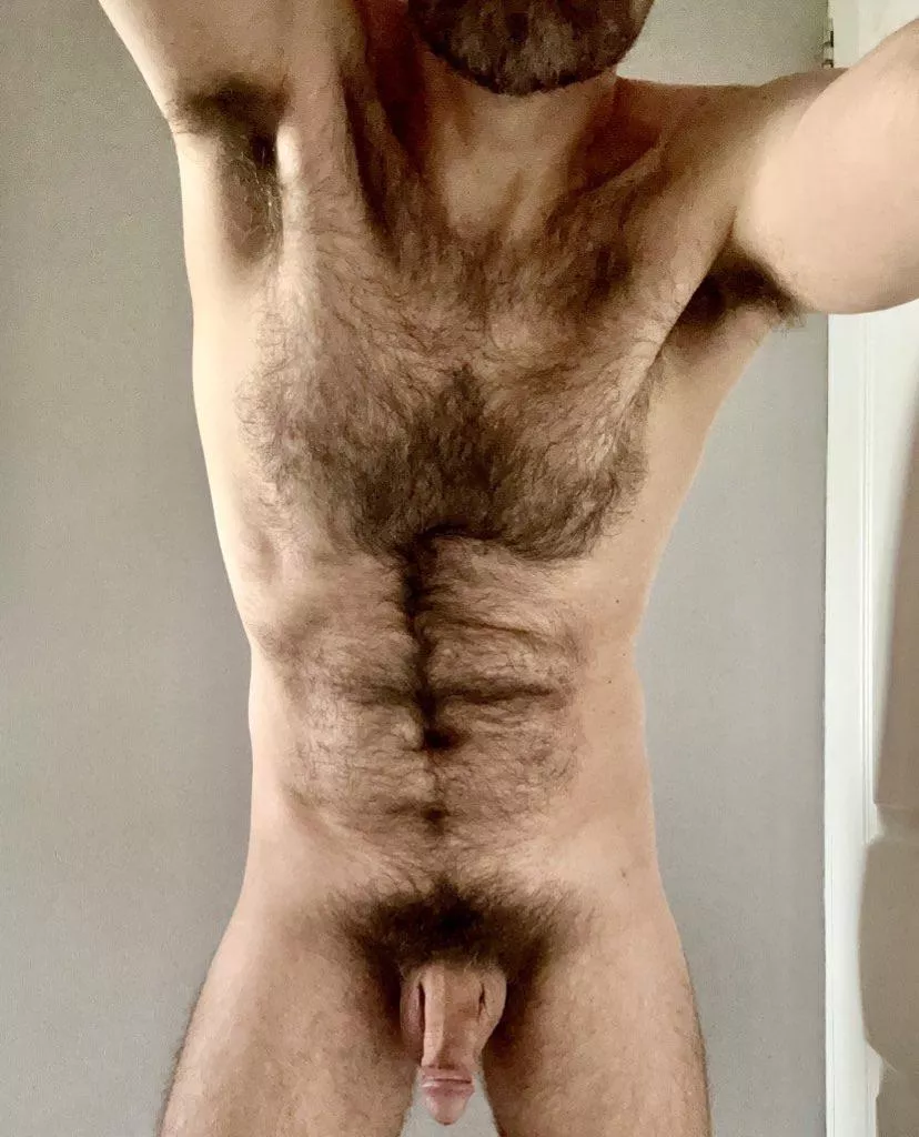 Fit, hairy, hung & happy. My forties are fucking rad.